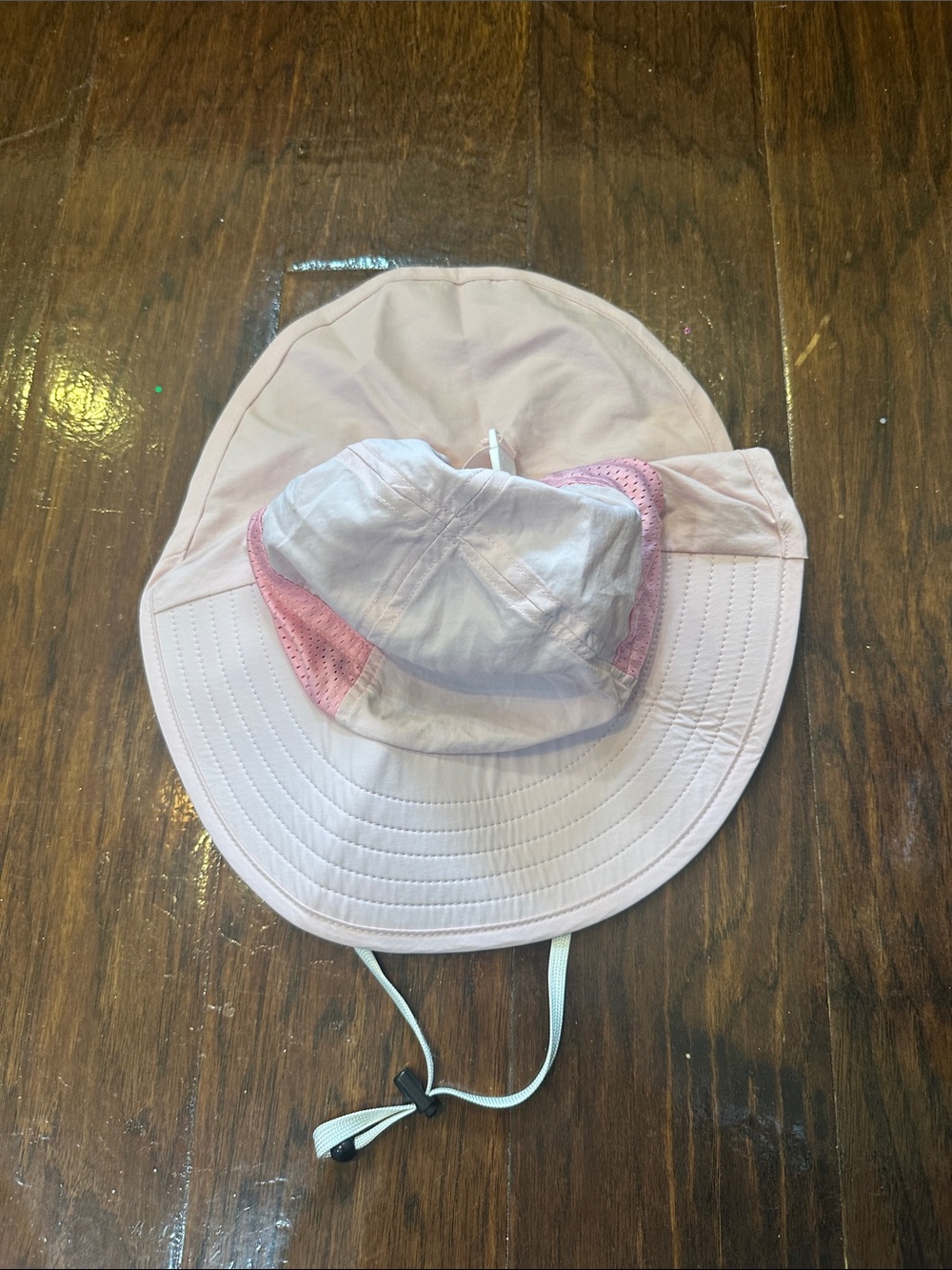 Amazon Pink Kids Sun Hat with Chin Strap